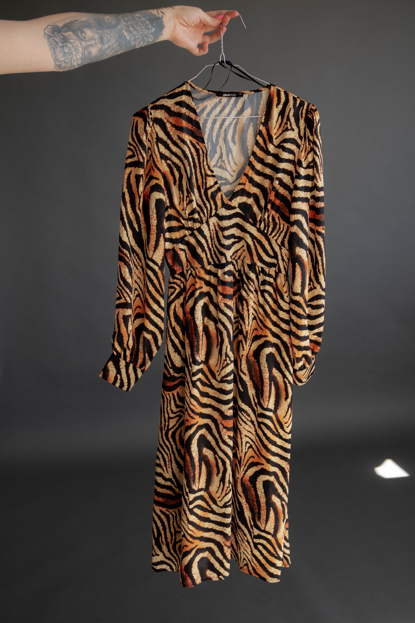 animal print dress