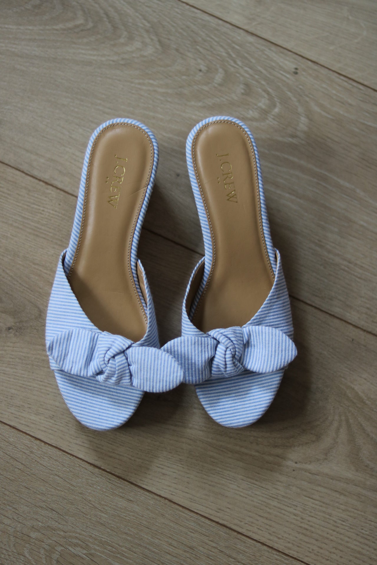 slide sandals with heel